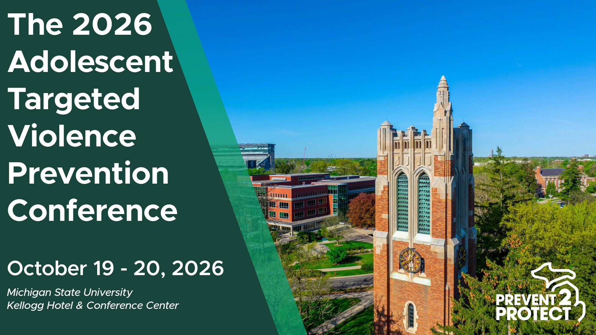 A picture advertisement for the 2026 Adolescent Targeted Violence Prevention Conference