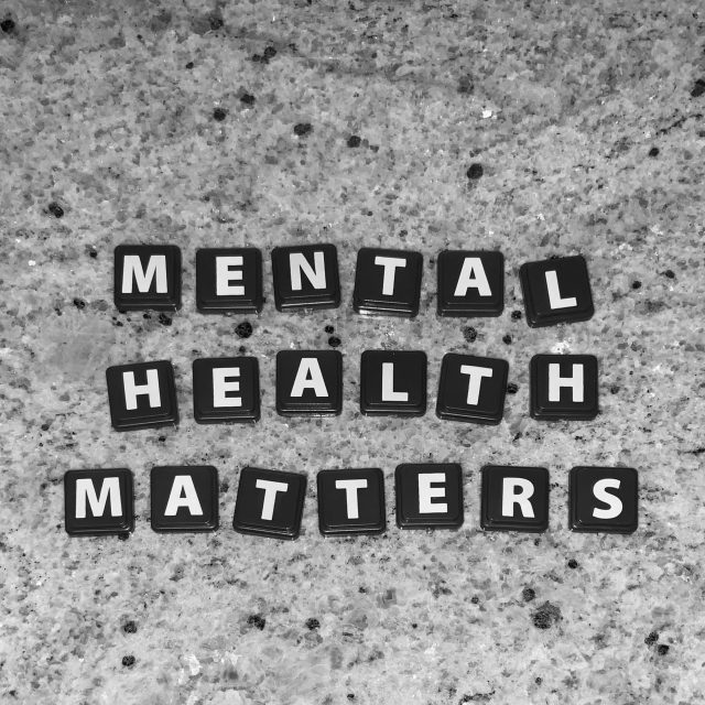 A picture depicting the words mental health matters